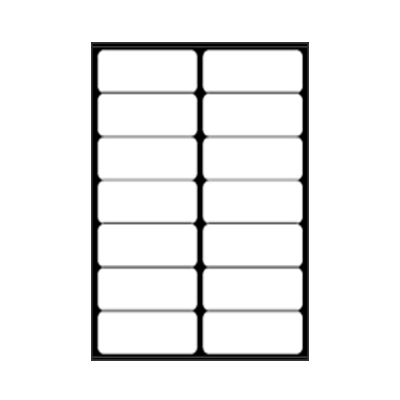 14 UP Paper Labels (NON GLOSSY)